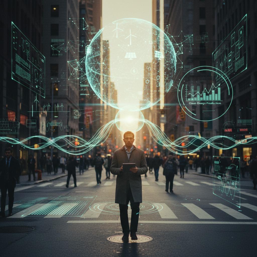 Editorial illustration for How AI is Driving the Hunt for Clean Energy