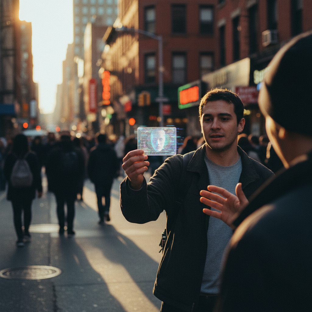 Editorial illustration for The Rise of AI-Generated Fake IDs