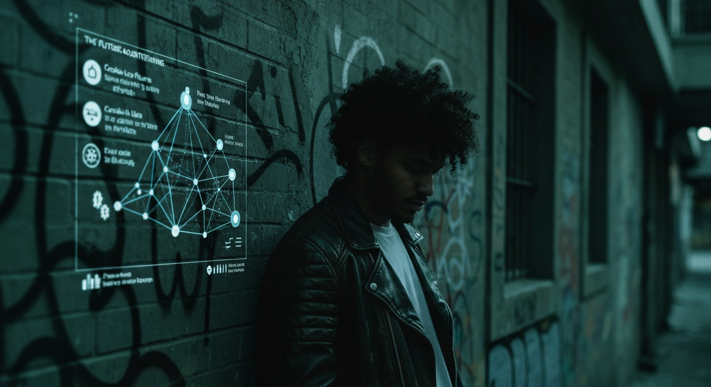 Editorial illustration for Revolutionising Advertising: AI and the Cookie-less Future i