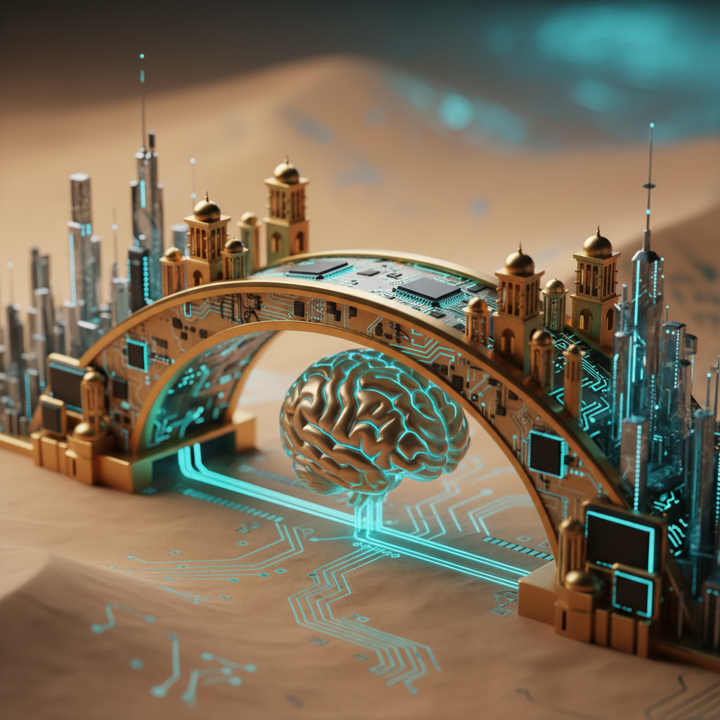 Editorial illustration for Bridging the Language Gap: Gulf region's AI Revolution