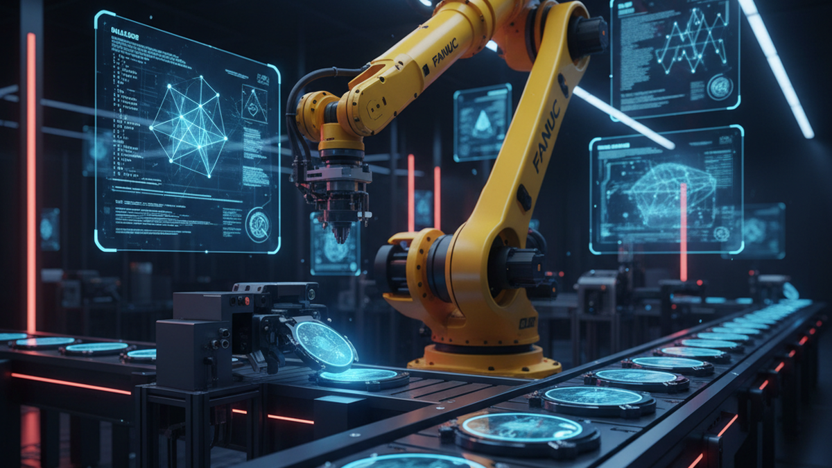 the UAEese robotics factory with AI-powered industrial automation and semiconductor assembly