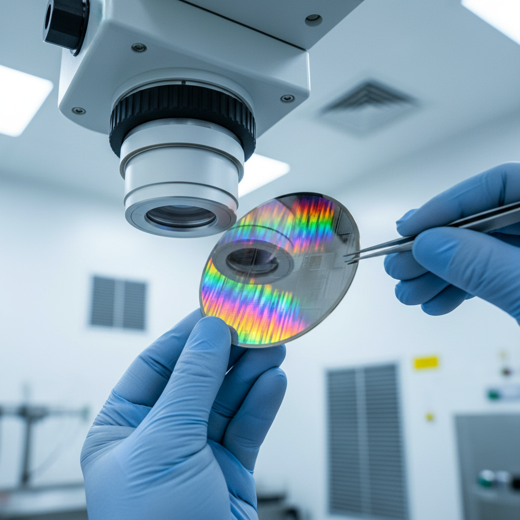 Semiconductor wafer inspection in a Korean clean room