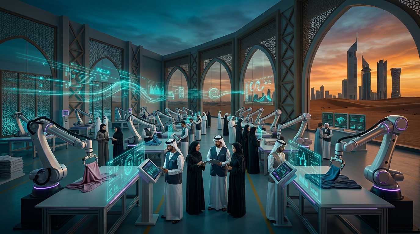 Seventy Graduates, Forty-Six Robots, and the Saudi Factory Where Machines Learn to Fold Laundry