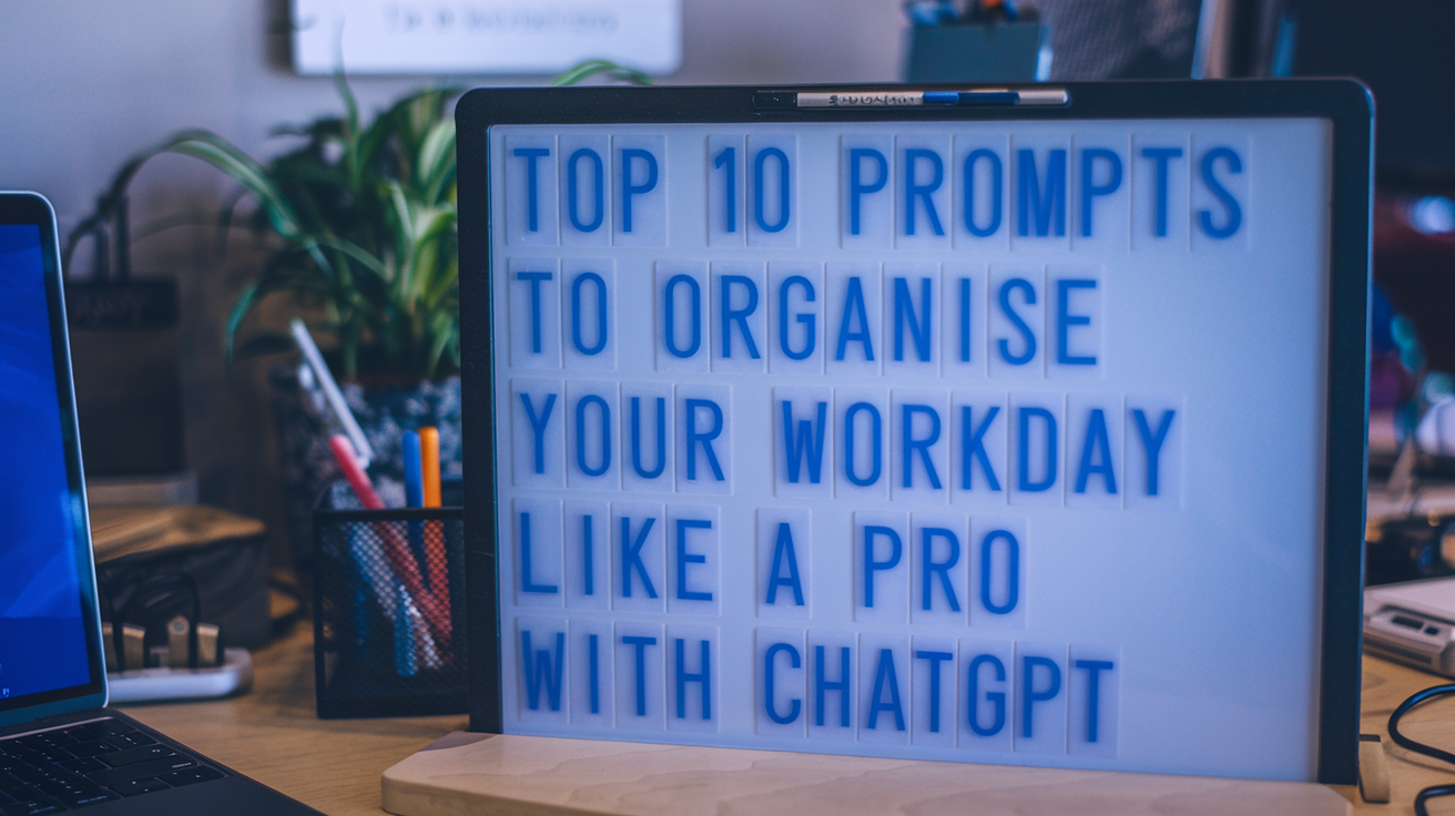 10 Prompts to Organise Your Workday Like a Pro with ChatGPT